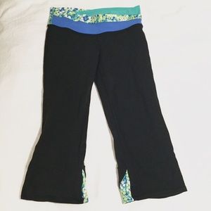 IVIVVA Mermaid Pattern Black Crop Leggings - S